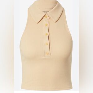 Abercrombie & Fitch Soft Polo Henley Tank Top